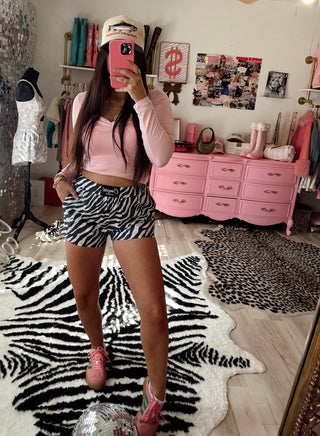 The CCB original Boxer Shorts In b+w zebra PREORDER