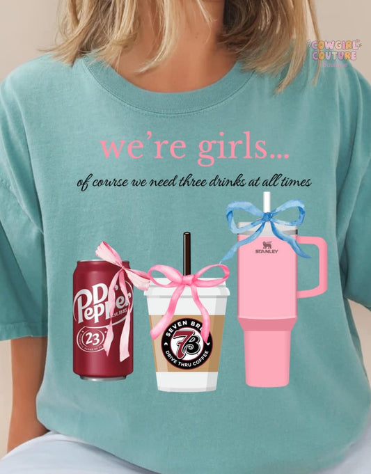 We’re girls - of course we need three drinks. (7 brew)