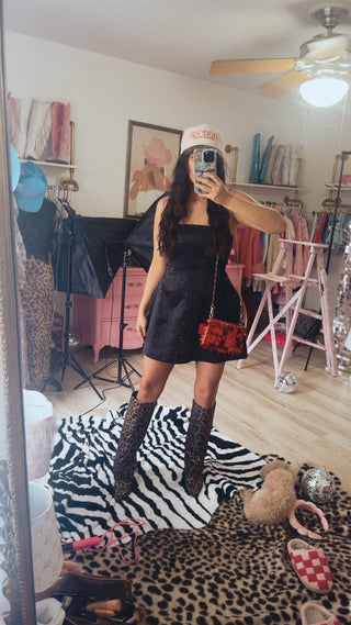 Baby boo rhinestone babydoll style dress | size small | baileys closet