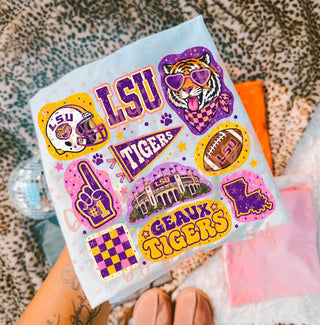LSU TIGERS COLLAGE