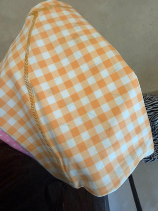 DEFECTED CCB YELLOW GINGHAM LAYERED ATHLETIC ***BIKERS ONLY*** READY TO SHIP