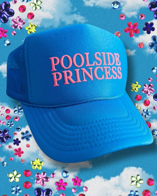 poolside princess trucker hat