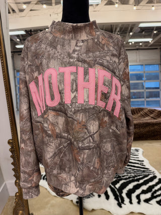 [DROPPING FRIDAY 10/2 @ 5 pm CST] CCB® Pink Appliqué MOTHER Mockneck [PREORDER]