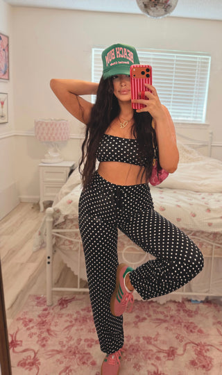 CCB® On The Go Polka Dot Athletic Top ONLY *bottoms sold separately READY TO SHIP