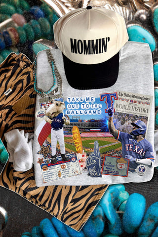 CCB original rangers baseball cluster collage