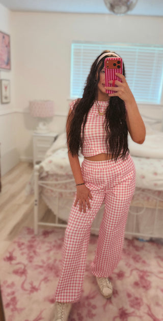 CCB® Pink Gingham Fp Inspired Movement Set READY TO SHIP