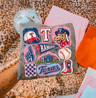 TEXAS RANGERS COLLAGE NEW