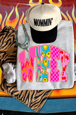 NEON SWIRLS WIFEY