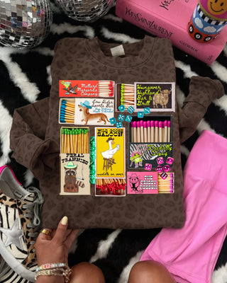 Groovy matchbox collage