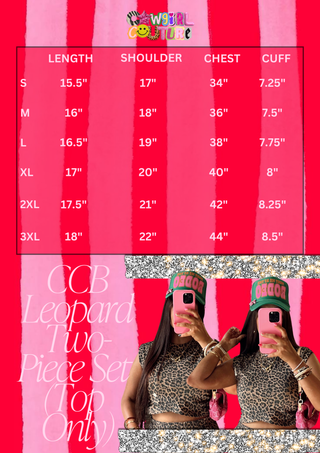CCB original Leopard 2 piece set PREORDER