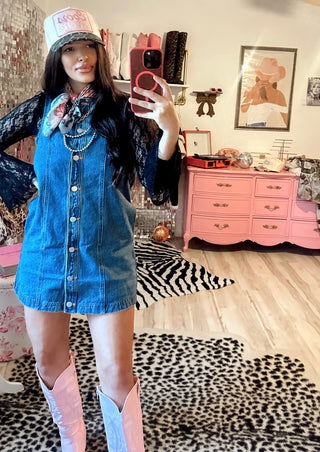 Baby’s Blues Denim Button Down Dress
