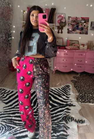 The double trouble Pink zebra camo 8 balls | real tree camo pants rts