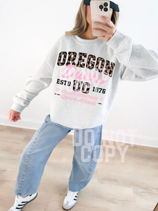 Custom leopard Oregon athletic department