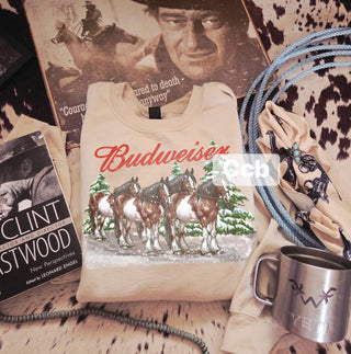 Christmas vintage Budweiser