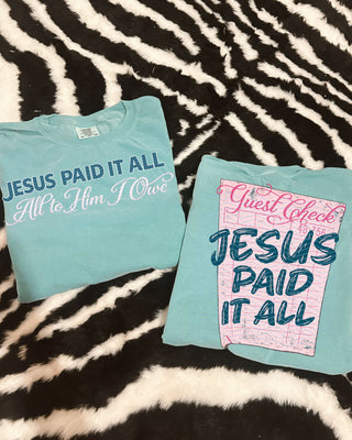 Jesus Paid It All graphic