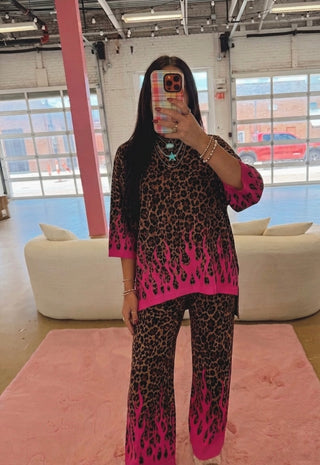 Cowgirl Couture® Main Character Matching Set In Leopard Flame PREORDER