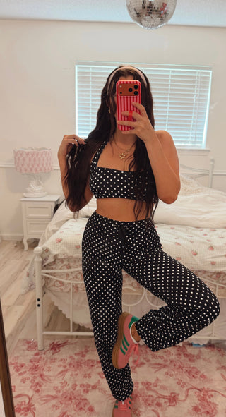 CCB® On The Go Polka Dot Athletic Bubble Pants ONLY* top sold separately READY TO SHIP
