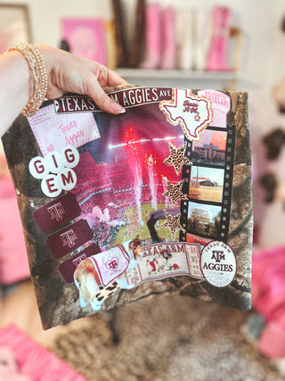 Aggie cluster camo tee