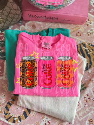 Retro bright Diet Coke graphic  | TEE TUESDAY