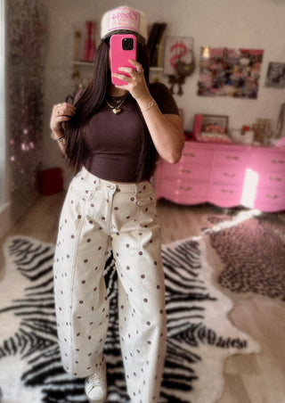 Buttery soft chocolate brown basic tee