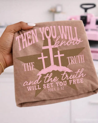 Then you will know the truth and the truth will set you free