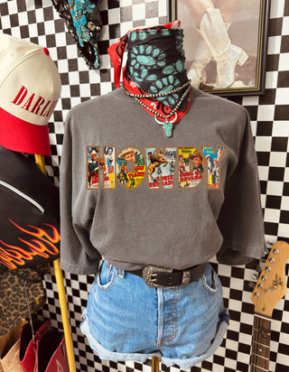 Vintage western newspaper howdy