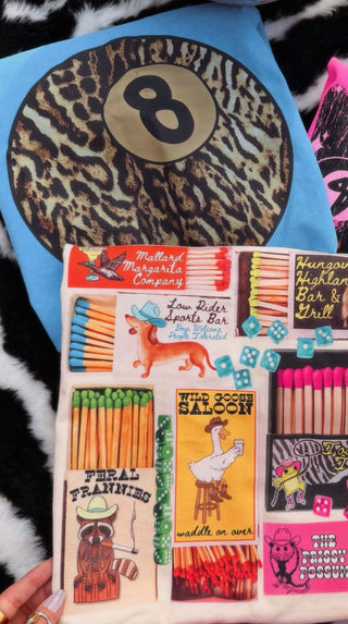 Leopard 8 ball graphic