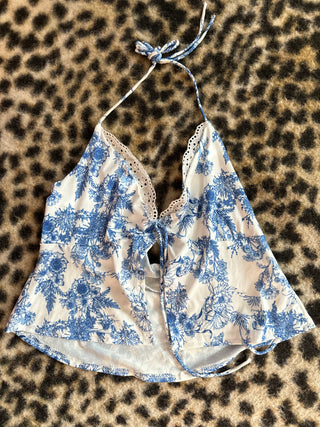 Floral halter size medium | baileys closet