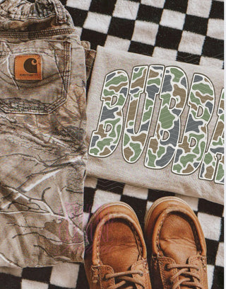 Camo bubba kids tee