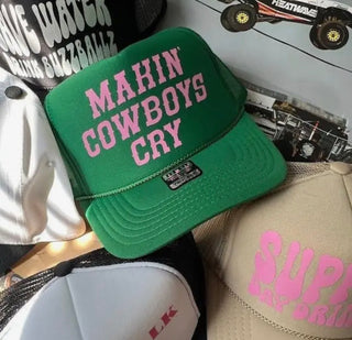 Making cowboys cry trucker hat