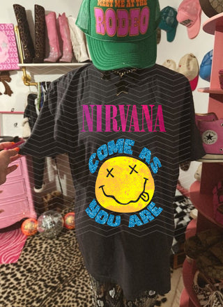 Faux sparkle nirvana neon