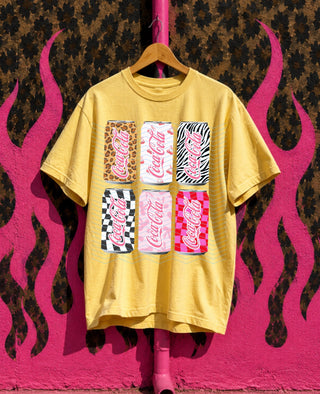 TEE TUESDAY | groovy pattern cola cans
