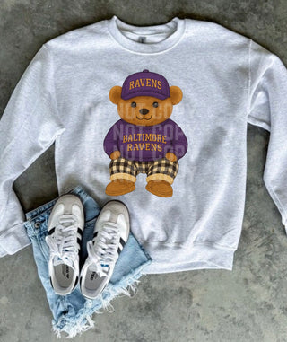 VINTAGE RAVENS TEDDY