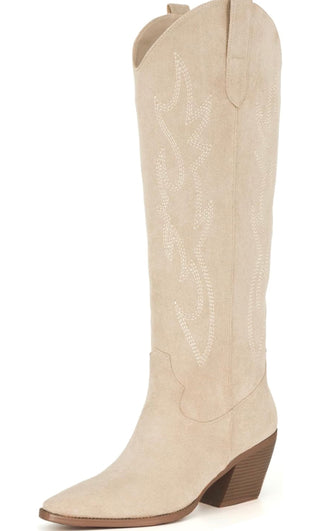 New in box suede knee high boots size 7