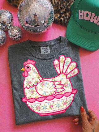 Vintage Garden Hen