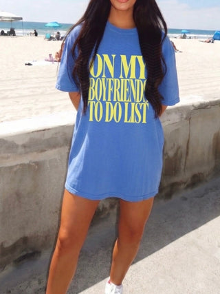 ON MY BOYFRIENDS TO DO LIST