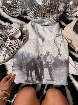 Legacy ranch fleece lined western quarter zip