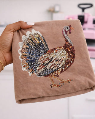 TEE TUESDAY | FAUX RHINESTONE TURKEY