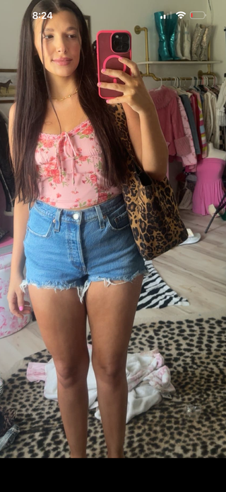 Florals lace corset | size small | baileys closet