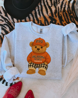 VINTAGE OK COWBOYS TEDDY