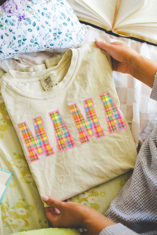 RAINBOW PLAID MAMA