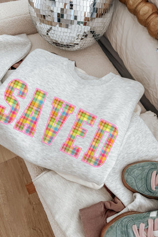 RAINBOW PLAID SAVED
