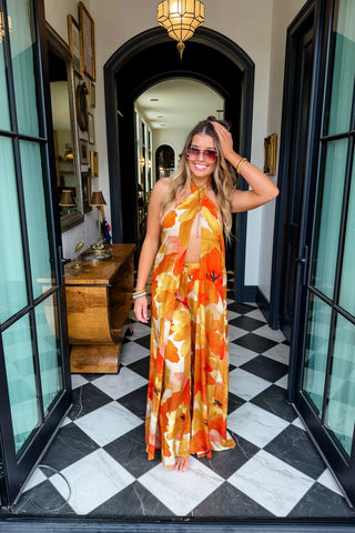 Preorder golden hour halter set