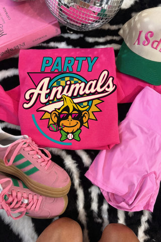 Retro party animal bsball