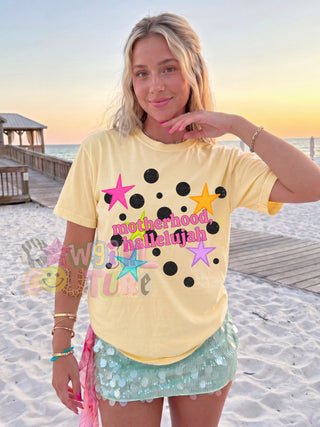 Stars + polka dot motherhood, hallelujah