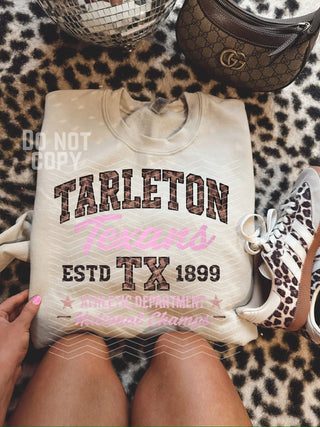 Custom leopard tarleton athletic department