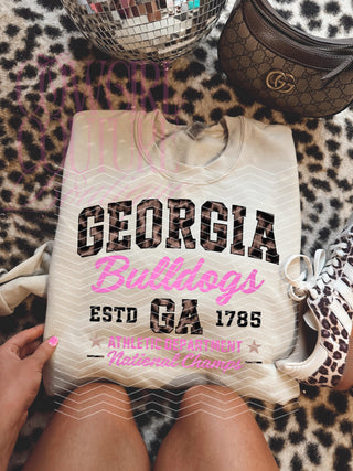 Exclusive leopard Georgia athletic department