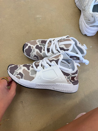 Size 6 camo sneakers