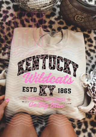 Custom leopard Kentucky athletic department