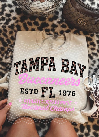 Custom leopard Tampa athletic department
